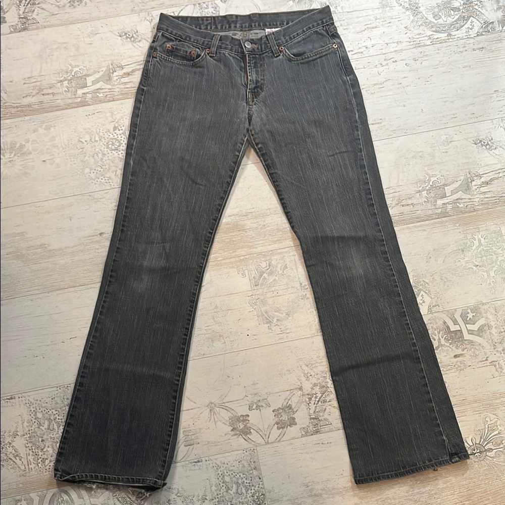 Lucky Brand Grey Mid Rise Flare Jeans Size 6 Regular Length